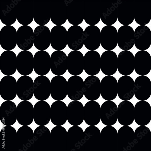 Optical Illusion Silhouette – Abstract Geometric Pattern