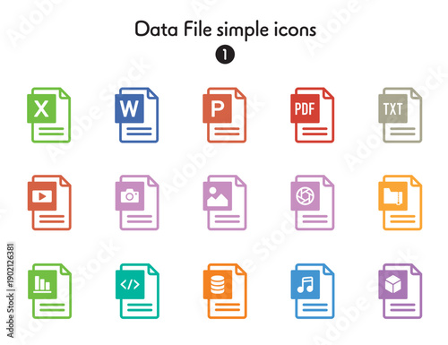シンプルアイコン集 ファイル形式