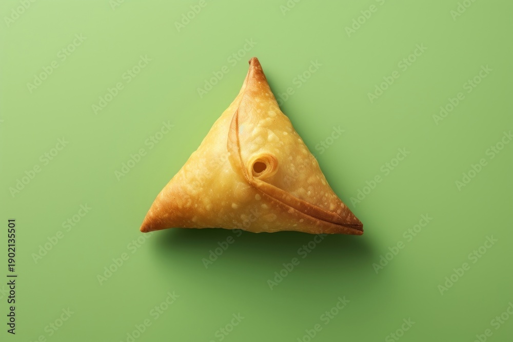 Fototapeta premium Samosa food freshness origami.
