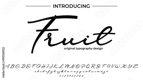 Fruit - Elegant Script Font for Smooth Handwritten Design and Creative Typography