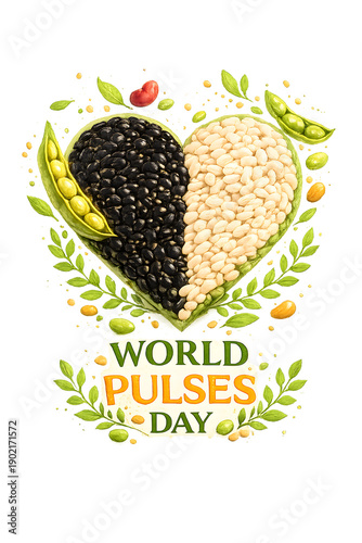 Celebrating world pulses day with a heartfelt and organic design