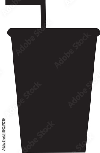 black plastic container