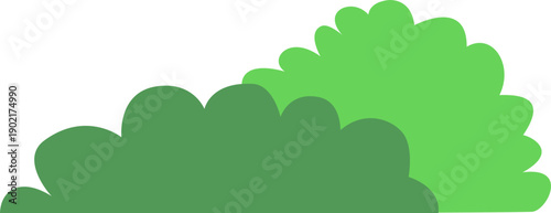 심플한 수풀 덤불