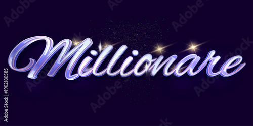 Millionaire Design shiny, glittery, diamond, silver