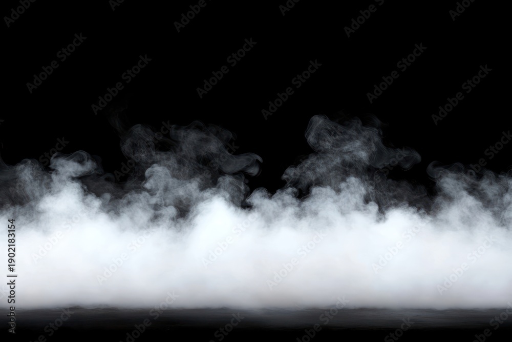 Fototapeta premium Smoke background dark fog mysterious.