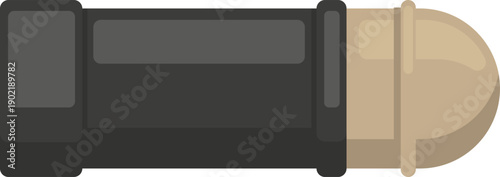 Cartridge ammunition depicting gun violence and danger concept