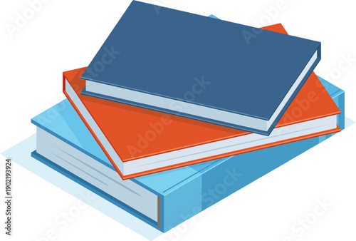 Books stacking, symbolizing education and knowledge