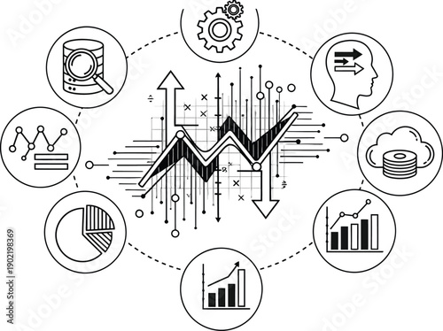 Data Analysis and Business Growth Visualization with Graphs and Charts