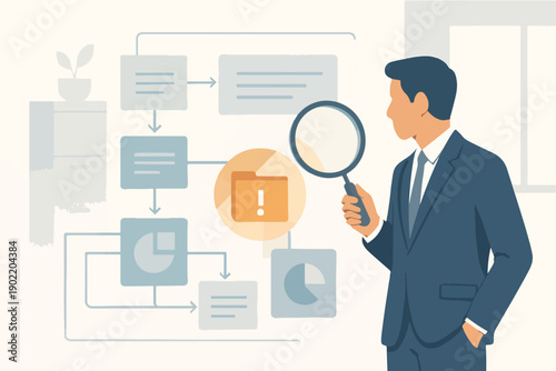 Business Risk Visibility and Operational Risk Management System illustration