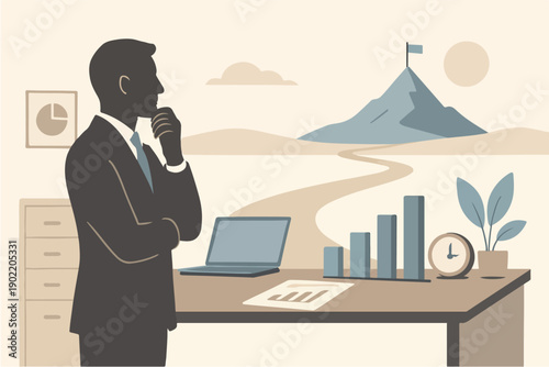 Long Term Business Direction Planning and Strategic Alignment illustration