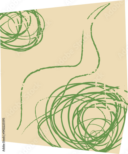 Scribble Line Swirl Grunge