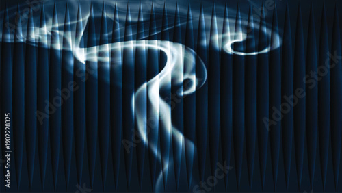 Abstract blue technology wallpaper with black steel lines and textured metal pattern