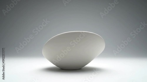 Minimalist Object Presentation Showcasing a generic, unbranded modern object with soft, studio lighting.