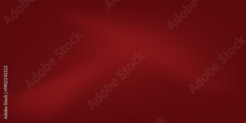 Abstract red gradient background, light and shadow on the backdrop with dimensions,