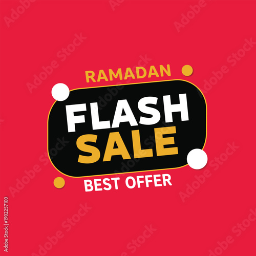 Ramadan flash sale best offer advertisement