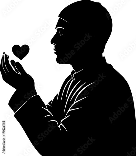 Minimalist design featuring a placeholder for a vector file icon