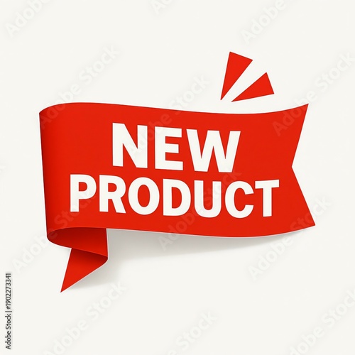A red banner indicating the launch of a new product or service.