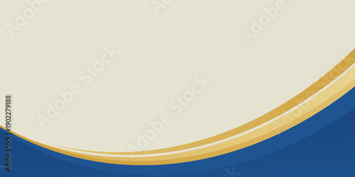Abstract elegant blue luxury background with gold line. Modern futuristic background. vector Eps 10