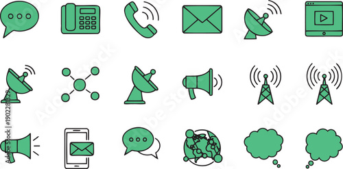 set of gardening icons Minimalist Flat Vector Icons and Graphic Design Elements