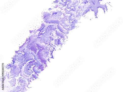 パープル　筆　素材