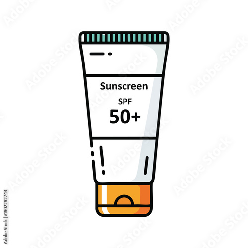Sunscreen Tube SPF 50 Protection