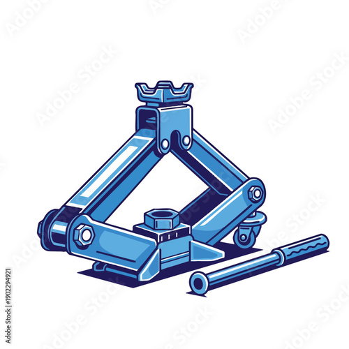 Scissor Jack Illustration