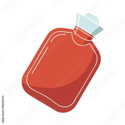 Hot Water Bottle Illustration
