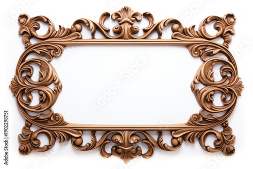 Wood art nouveau backgrounds rectangle frame.