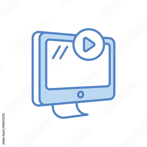 Streaming vector icon