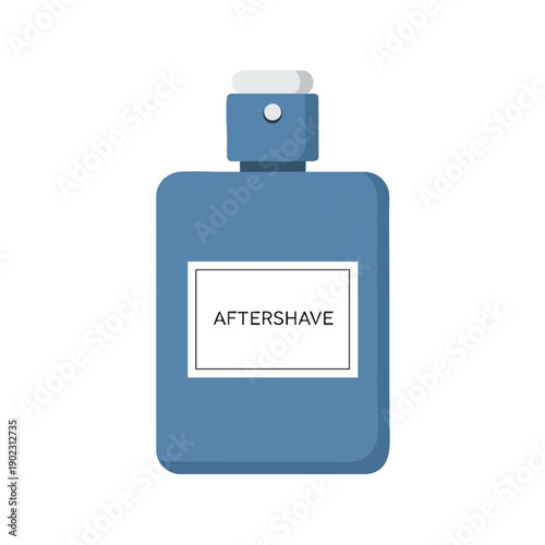 Blue Aftershave Bottle Icon
