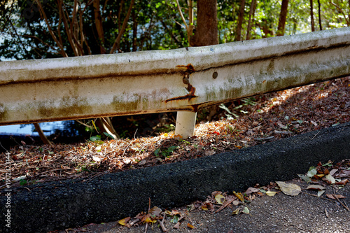 ガードレール,防護柵,道路,