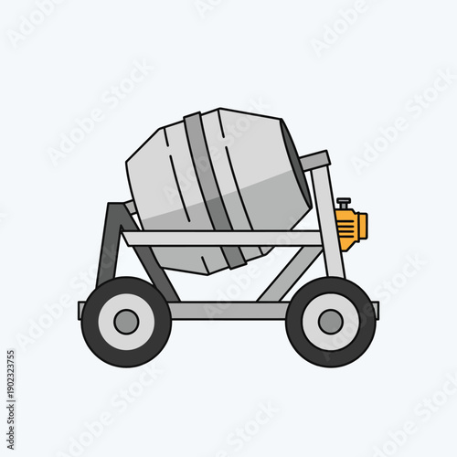 Concrete Mixer on Wheels