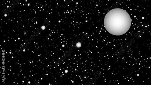 Abstract Cosmic Motion Background in Deep Space