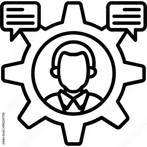 Customer Loyalty Icon Vector Element