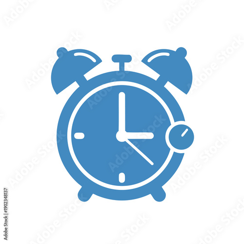 Free Download Blue Alarm Clock Icon - GFXLoad