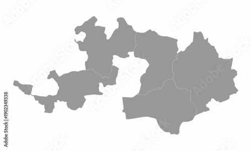 Basel-Landschaft Canton administrative map