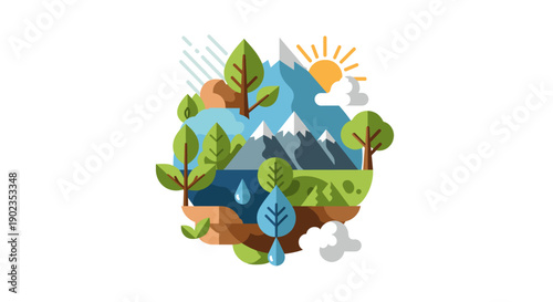 A dynamic group of professionals collaborating in a modern office setting, ideal for business presentations and team-building content.