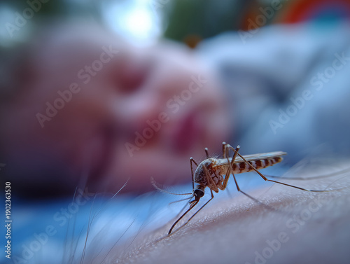 Mosquito Transmitting Malaria and Zika Virus Showing Risk to Babies and Public Health Safety