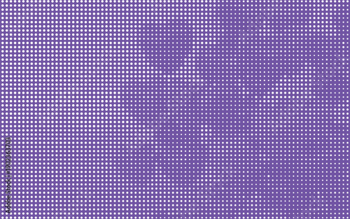 Abstract pattern of purple and white dots creating a textured digital appearance