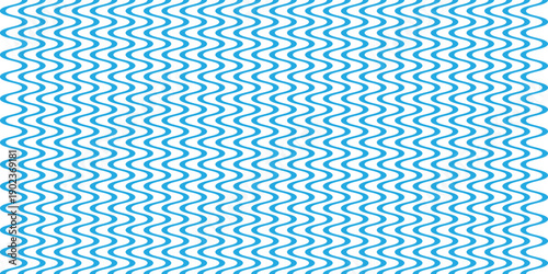 Seamless Wave Pattern, Hand drawn water sea vector background. Wavy beach print, curly grunge paint lines,