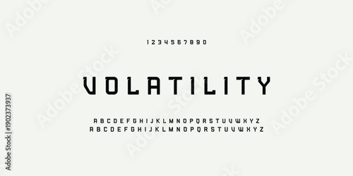 Modern alphabet fonts. Typography, Technology, Lettering, Elegant, Fashion, Designs, Serif fonts, Uppercase. Vector illustration