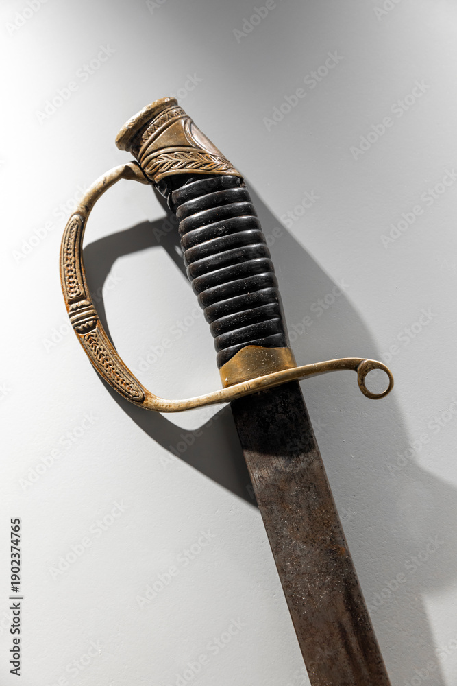 custom made wallpaper toronto digitalA historical saber featuring a decorative brass guard