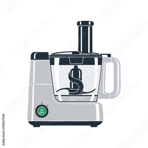 Kitchen Blender Appliance Vector Illustration