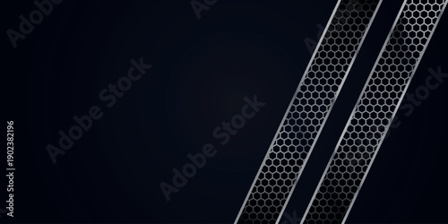 Abstract background with mesh pattern and shiny metal texture. Modern and futuristic background concept with empty space for text.