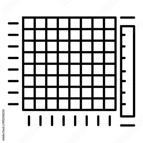 heatmap line icon with editable stroke