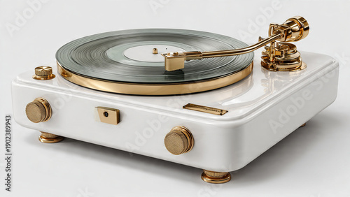 old record player