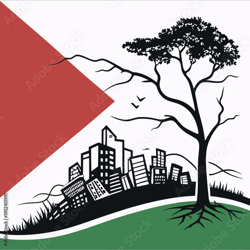 A flat style graphic illustration using-the struct. 