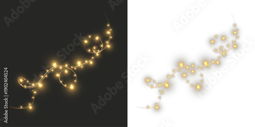 Elegant golden light swirl with glowing particles and smooth spiral lines on dark and transparent backgrounds, creating a magical, flowing motion effect full of warmth and energy.