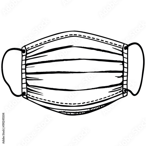 Face mask many still carry for safety or pollute. 