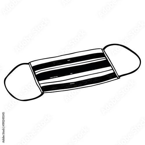 Face mask many still carry for safety or pollute. 